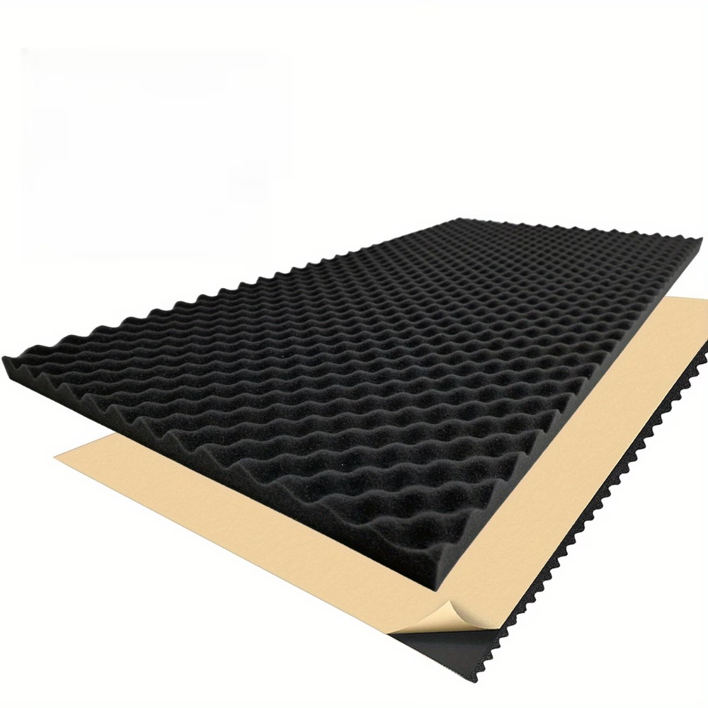 Acoustic Foam Panel - Рулон самоклеящейся звукоизоляционной пены черного цвета,