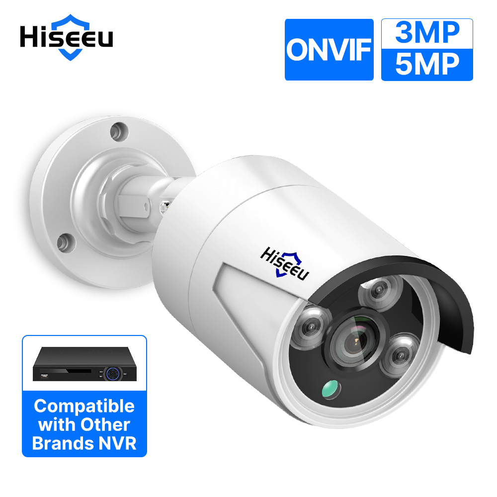 Home Cinema Sony - Hiseeu 5MP аудио IP-камера видеонаблюдения POE