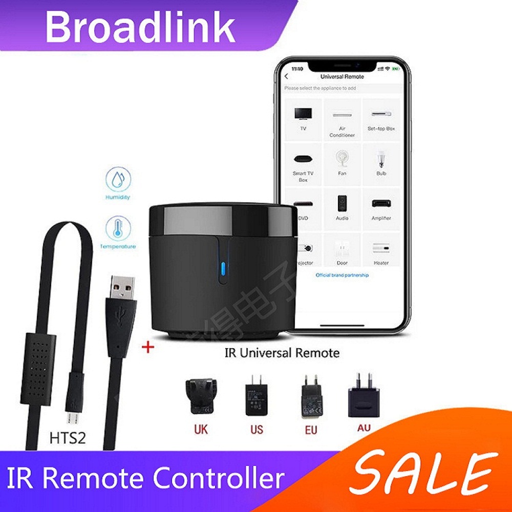 Home Cinema Google - Broadlink RM4mini+HTS2 ЕС/Великобритании/США/Австралии ИК-пульт дистанционного управления