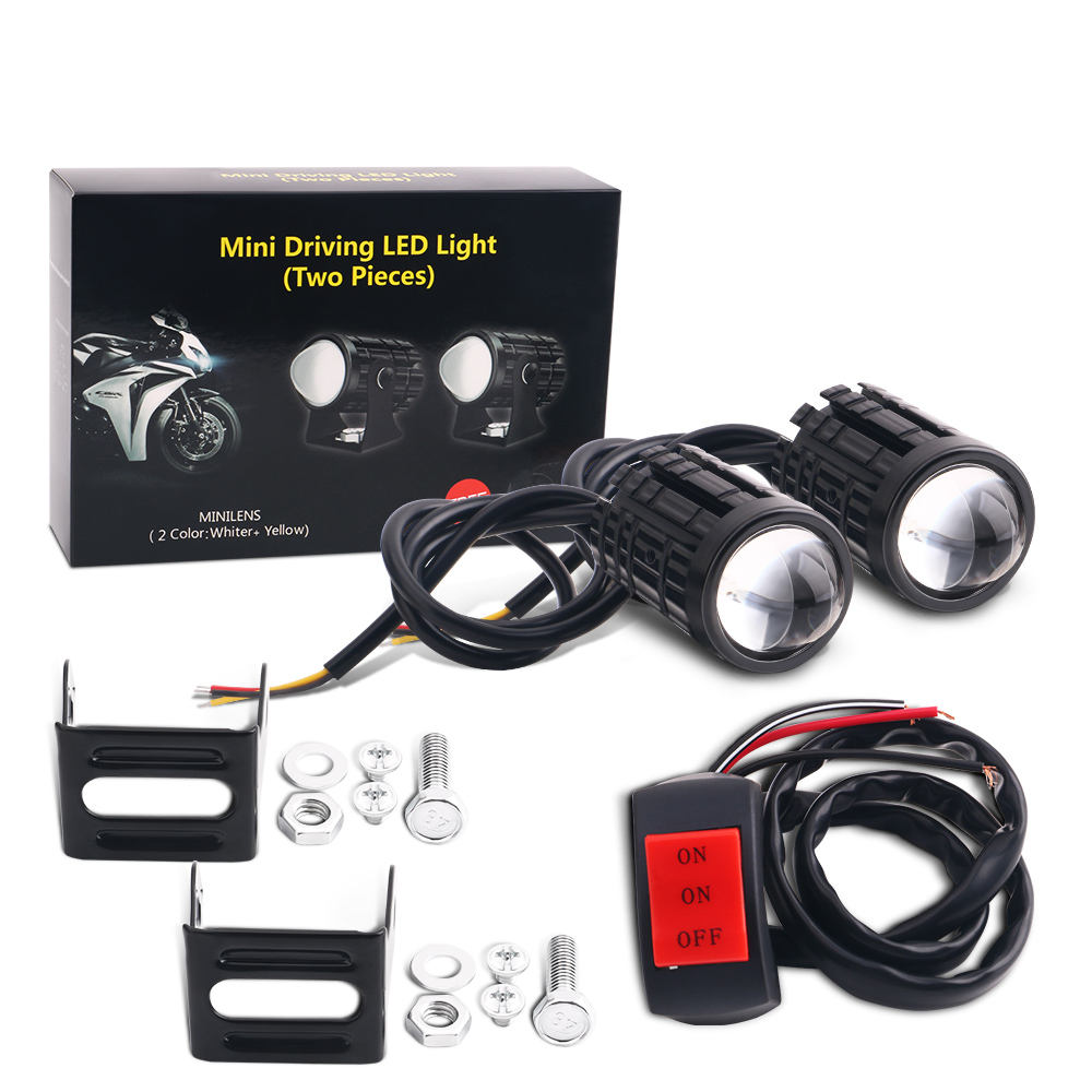 Projector Lamp Replacement - Универсальная лампа для мотоцикла, 2 шт.