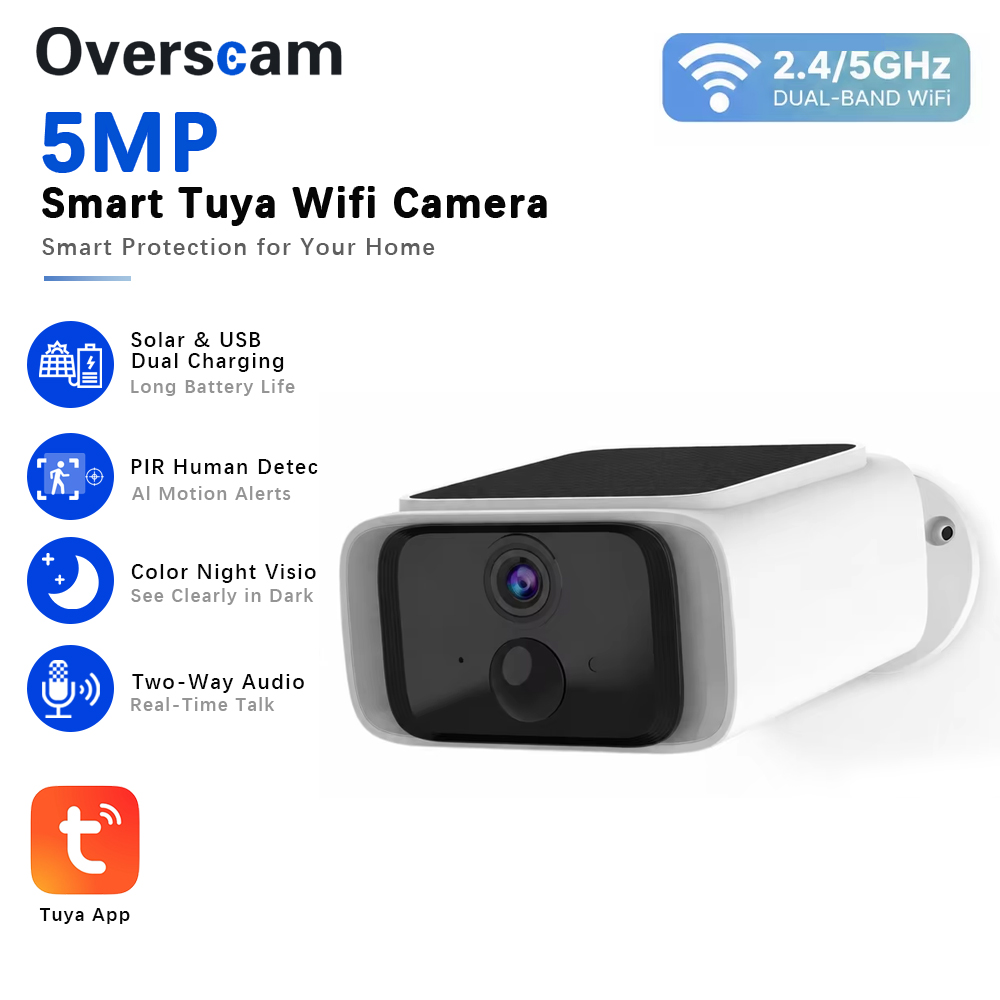Home Cinema Sony - Беспроводная уличная камера видеонаблюдения Tuya 5MP
