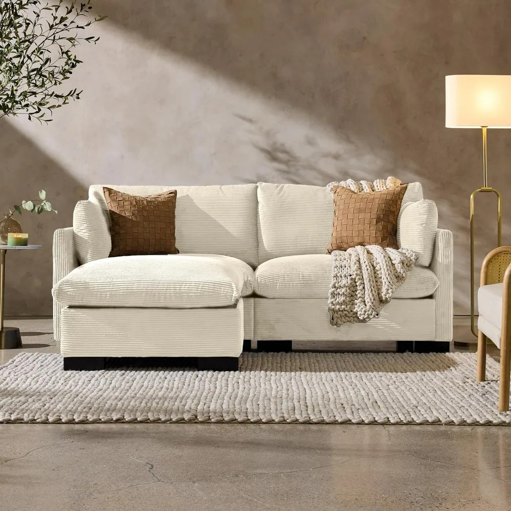 Recliner Sofa Cover - Современный двухместный диван для гостиной, велюровый