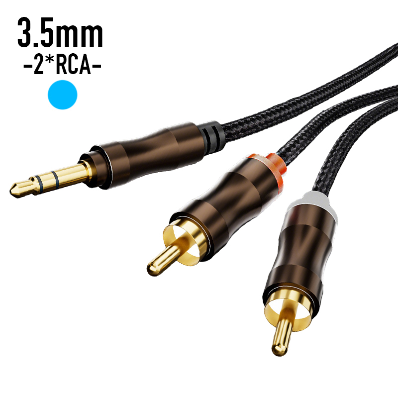 Home Cinema Solution - Аудиокабель RCA-3,5 мм Jack Aux, Hi-Fi
