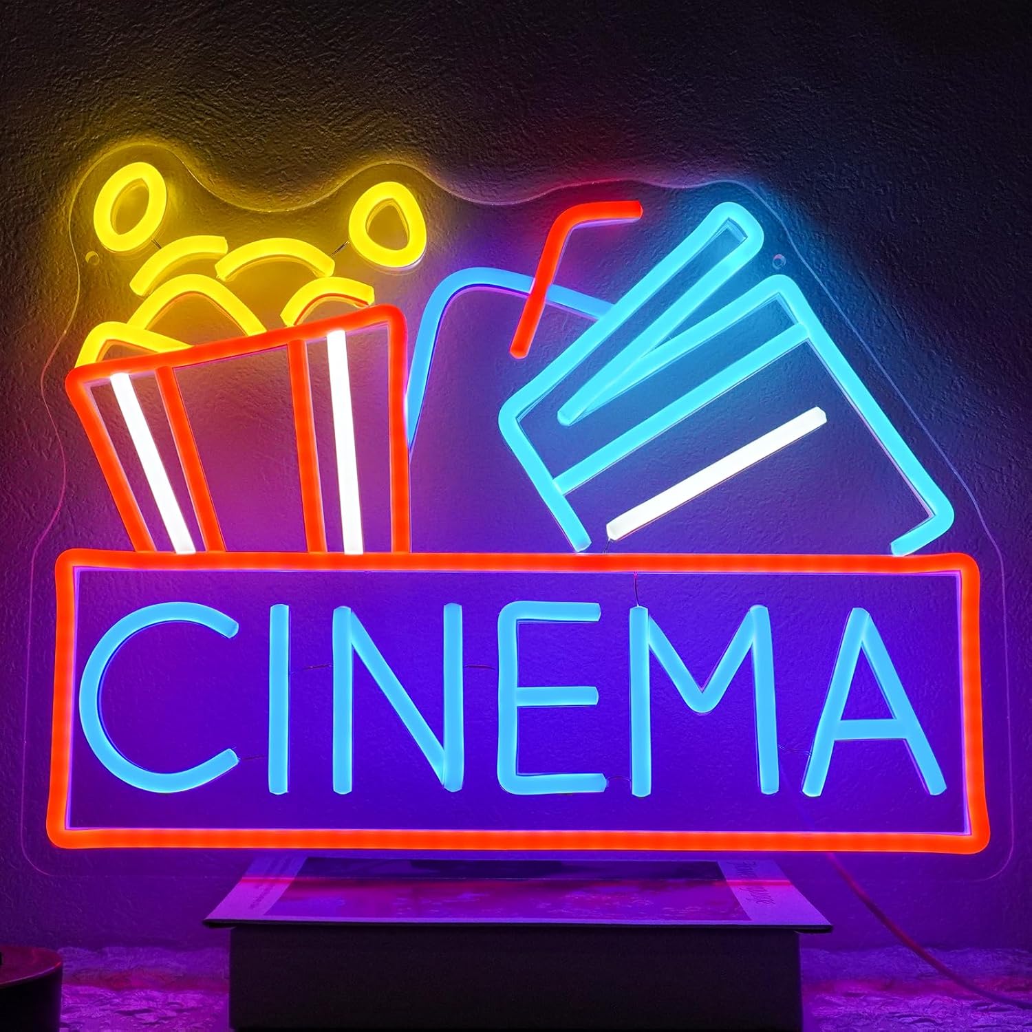 Home Cinema Movies - Кино Неоновая вывеска с питанием от