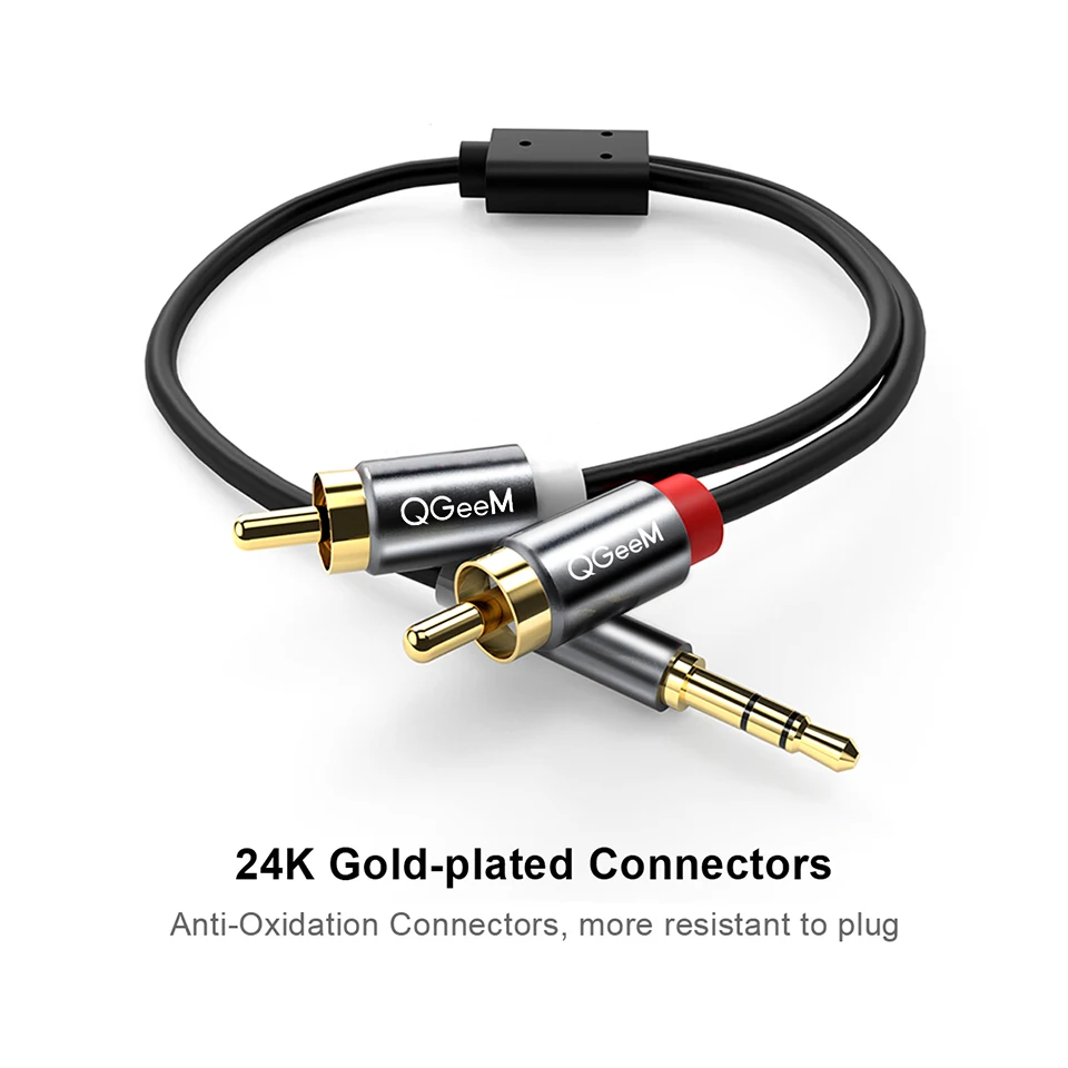 Кабель QGeeM RCA 2RCA на 3.5 м – обзор и цена Home Cinema Solution