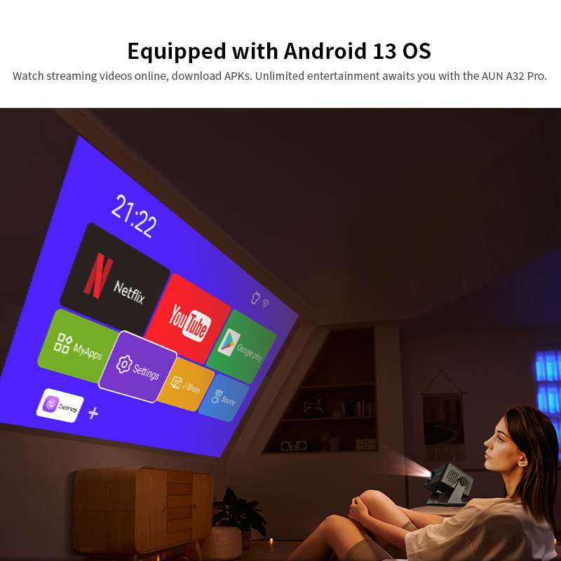 Проектор AUN Android A32 Pro M – обзор и цена Home Cinema Movies