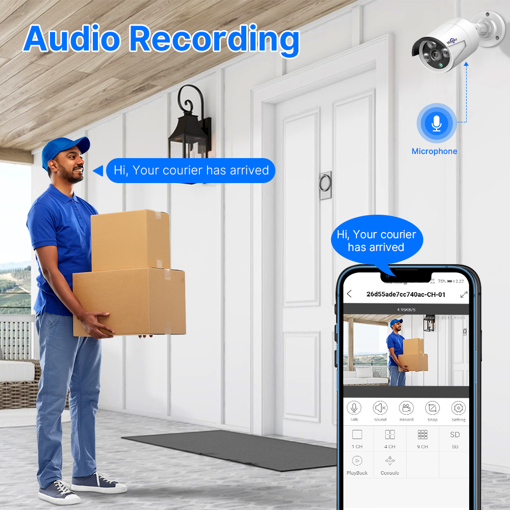 Hiseeu 5MP аудио IP-камера вид – обзор и цена Home Cinema Sony