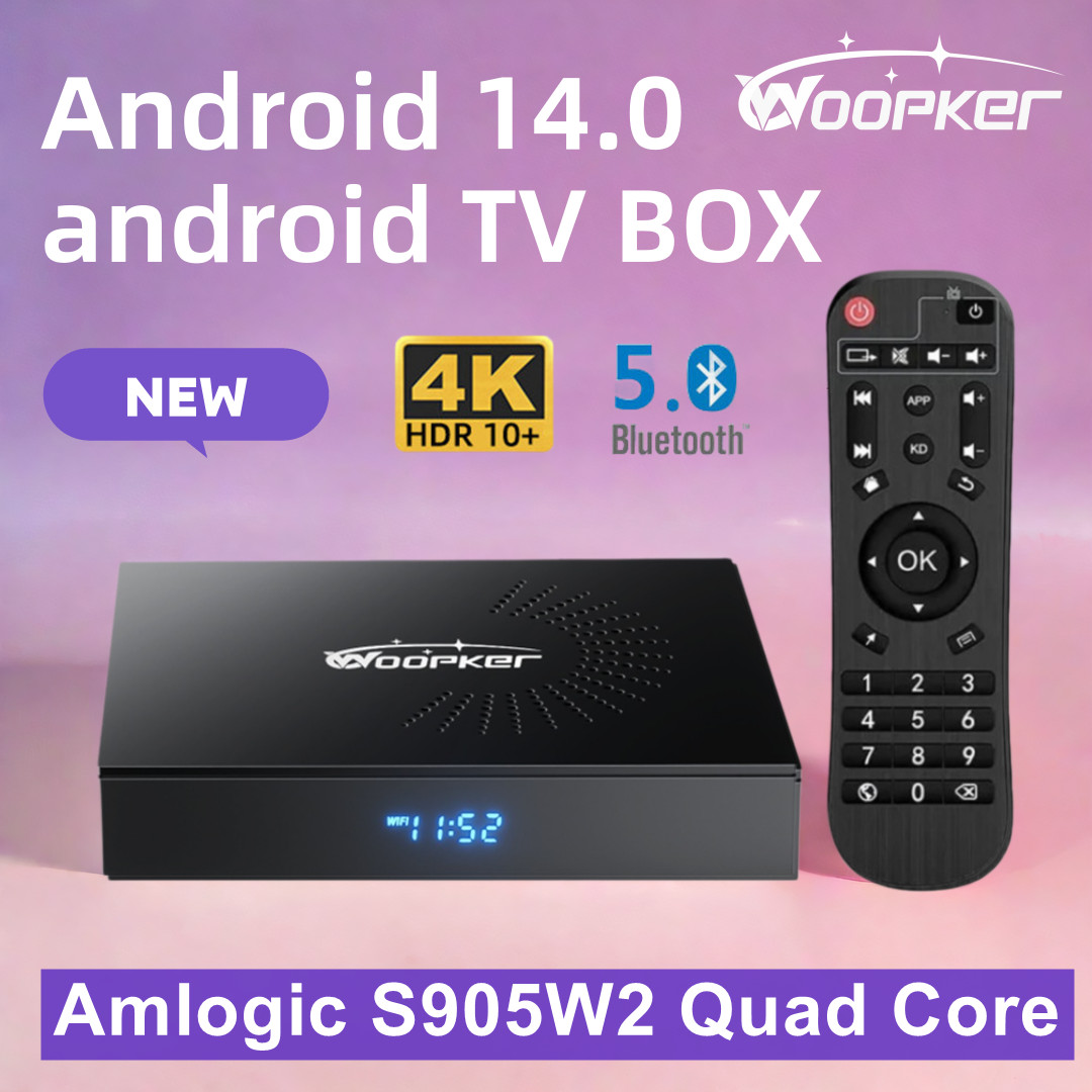 Woopker KW2 Android 14 TV Box  – обзор и цена Home Cinema Google