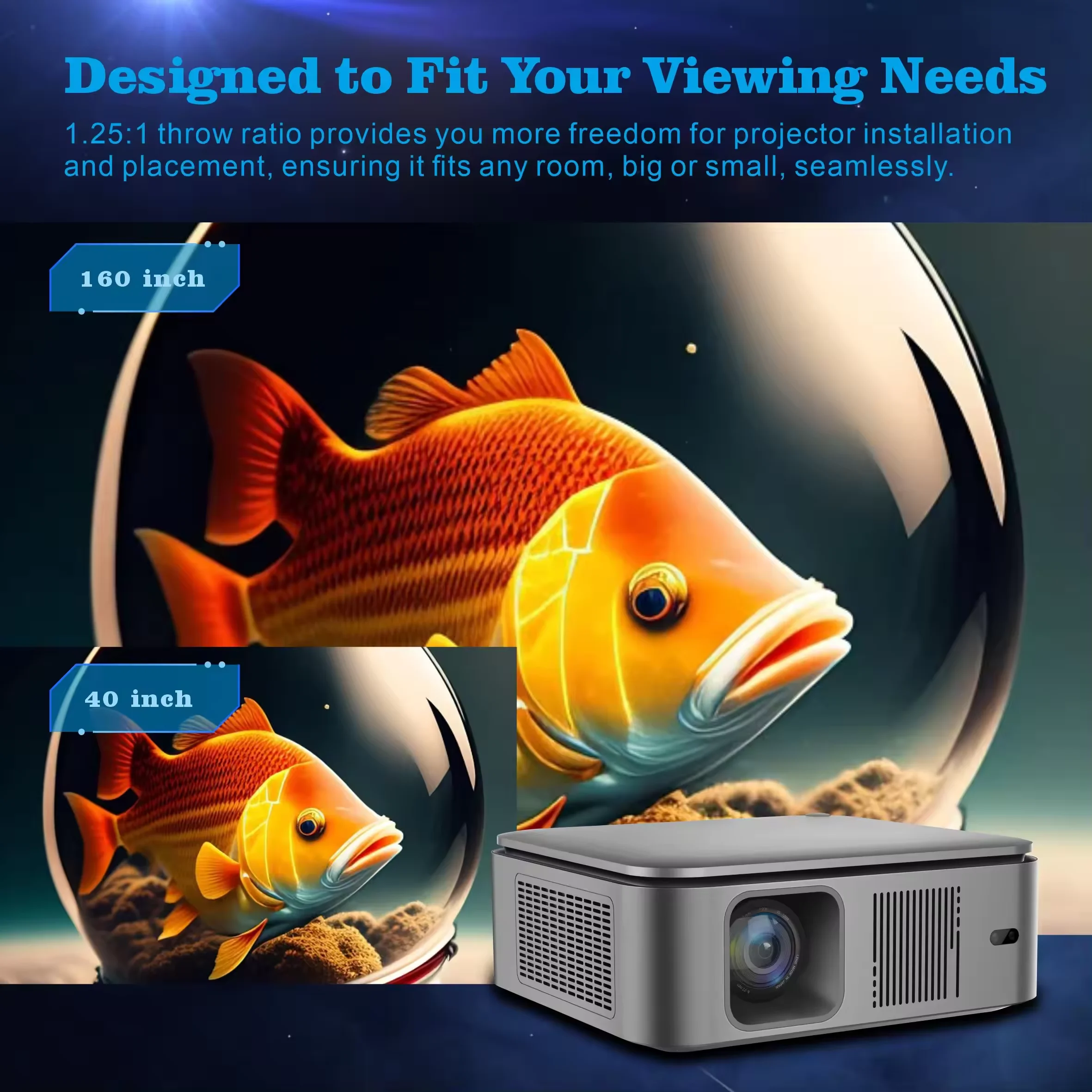 Новый HD-проектор 1080P HY450  – обзор и цена Home Cinema Movies