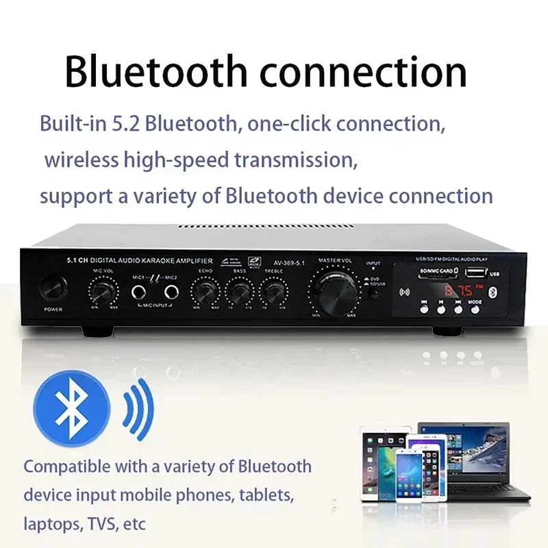 AV-369BT Bluetooth 5,1 звуково – обзор и цена Home Cinema Solution