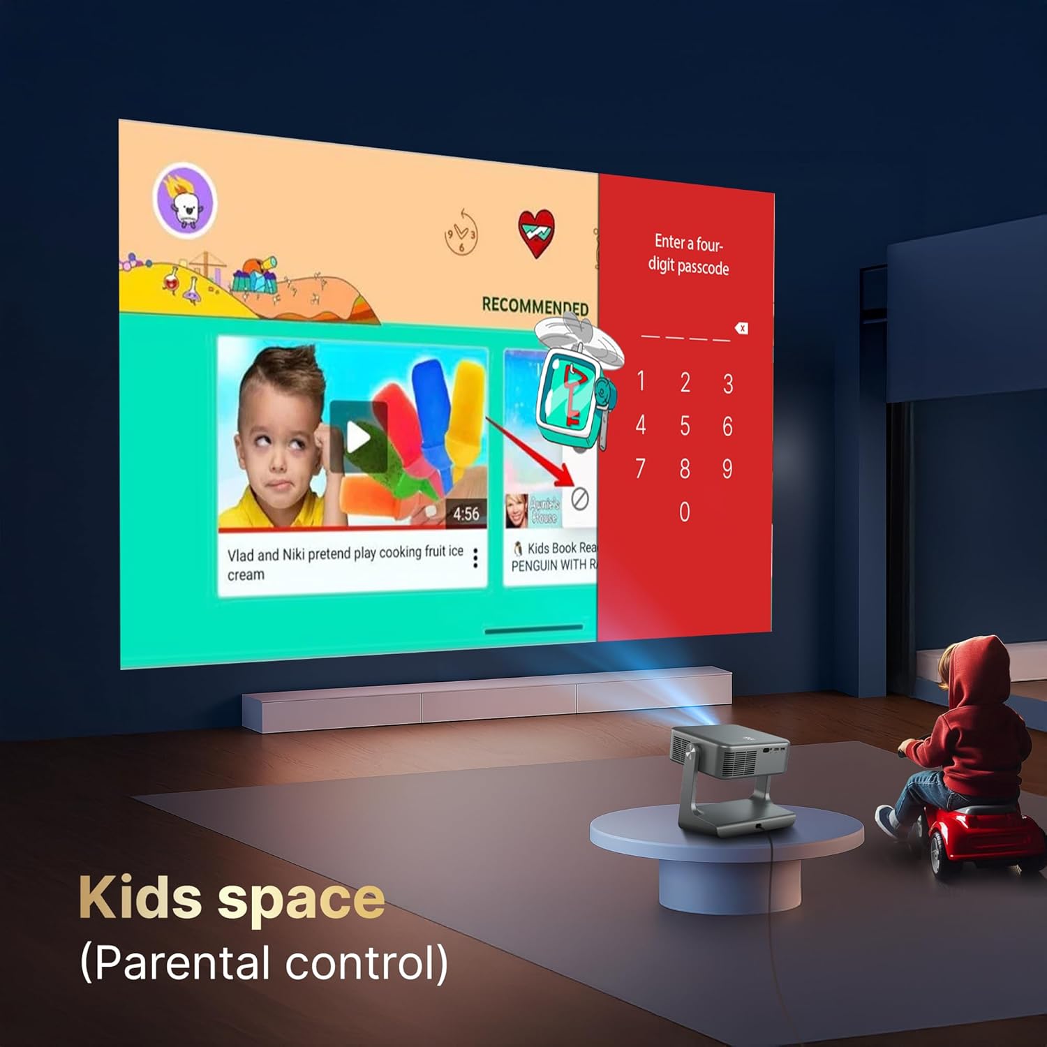 Мини-портативный 4K проектор д – обзор и цена Home Cinema Google
