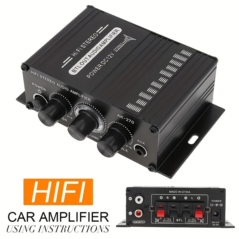 Мини-усилитель мощности AK-270 – обзор и цена Home Cinema Solution