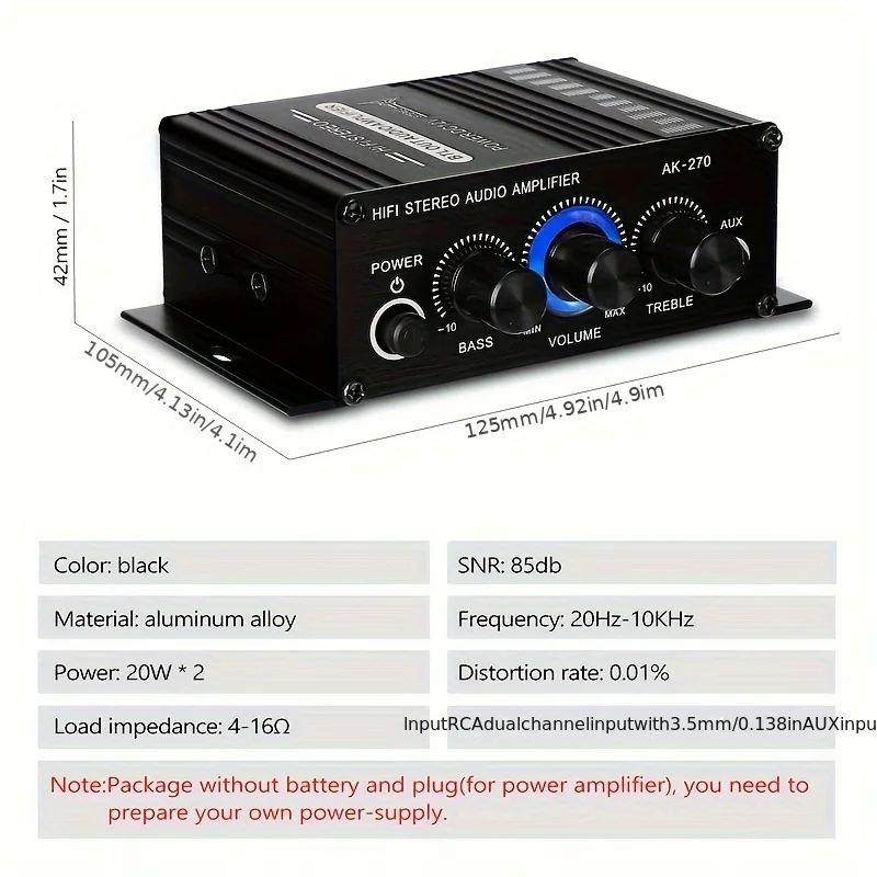 Мини-усилитель мощности AK-270 – обзор и цена Home Cinema Solution